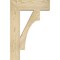 Ekena Millwork Westlake Block Rough Sawn Bracket, Douglas Fir, 4"W x 16"D x 24"H BKT04X16X24WTL05RDF - alternate 2